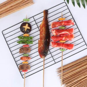 Carbonized bamboo sticks.4